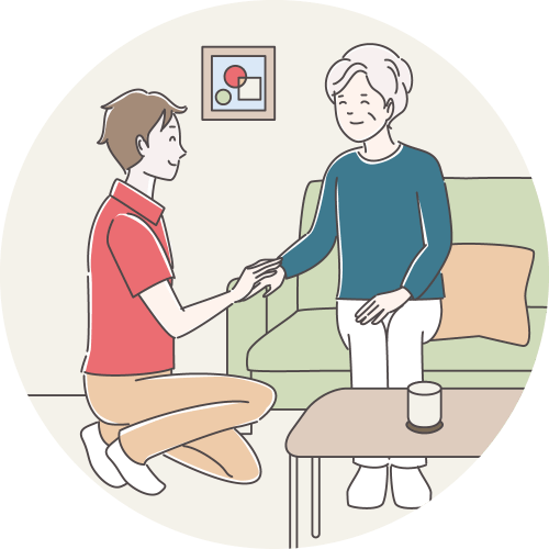 日中・夜間の見守り介護サービス